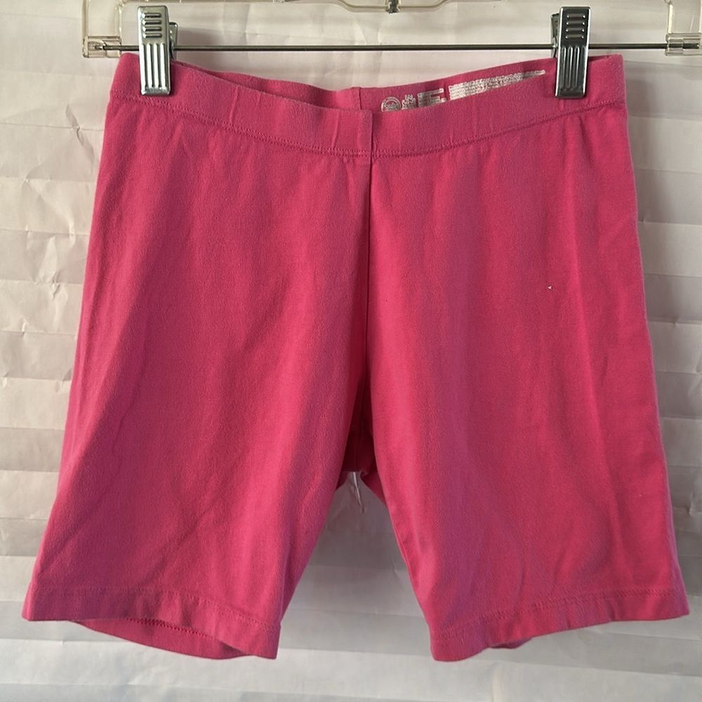 Wonder Nation Girls Pink Bike Shorts Size 10/12 Stretchy Activewear Basics